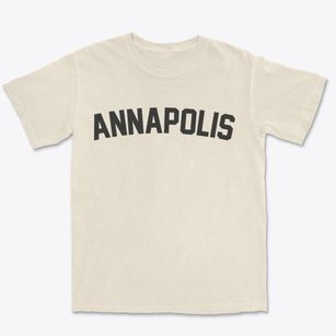 Annapolis Maryland Classic Curve Premium Heavyweight T-shirt