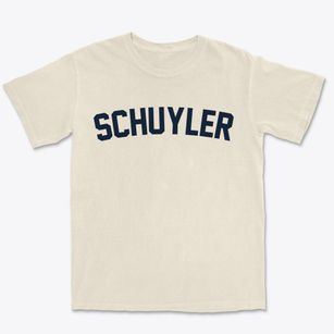 Schuyler Nebraska Classic Curve Premium Heavyweight T-shirt
