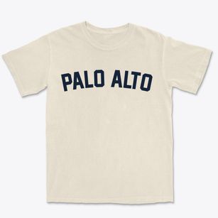 Palo Alto California Classic Curve Premium Heavyweight T-shirt