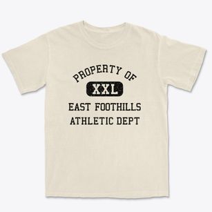 East Foothills California Athletic Dept Premium Heavyweight T-shirt