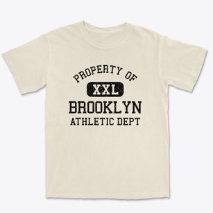 Brooklyn New York Athletic Dept Premium Heavyweight T-shirt
