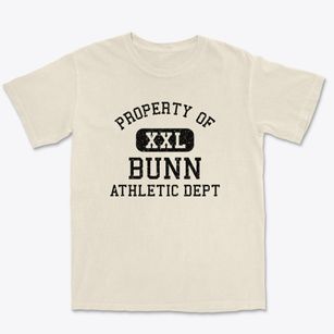 Bunn North Carolina Athletic Dept Premium Heavyweight T-shirt