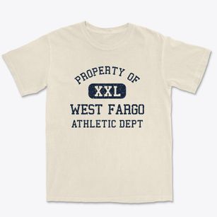 West Fargo North Dakota Athletic Dept Premium Heavyweight T-shirt