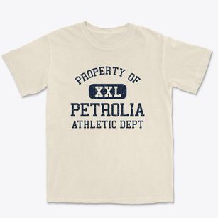 Petrolia Texas Athletic Dept Premium Heavyweight T-shirt
