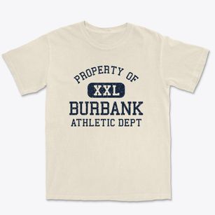 Burbank California Athletic Dept Premium Heavyweight T-shirt