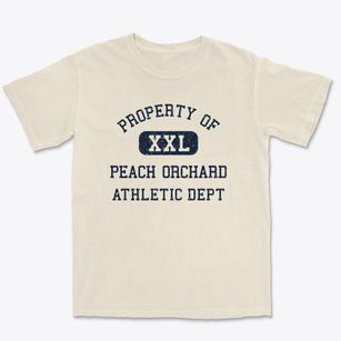 Peach Orchard Arkansas Athletic Dept Premium Heavyweight T-shirt