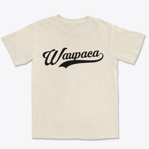 Waupaca Wisconsin Vintage Team Premium Heavyweight T-shirt