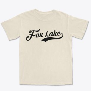 Fox Lake Wisconsin Vintage Team Premium Heavyweight T-shirt