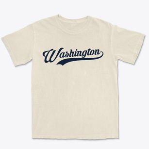 Washington New Jersey Vintage Team Premium Heavyweight T-shirt
