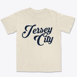 Jersey City New Jersey Vintage Team Premium Heavyweight T-shirt