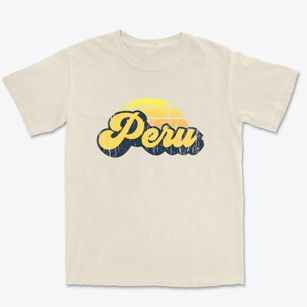 Peru New York Sublime Sunset Premium Heavyweight T-shirt