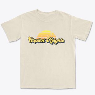 Capitol Heights Maryland Sublime Sunset Premium Heavyweight T-shirt