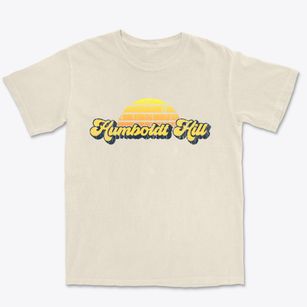Humboldt Hill California Sublime Sunset Premium Heavyweight T-shirt