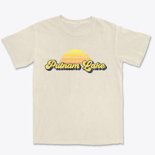 Putnam Lake New York Sublime Sunset Premium Heavyweight T-shirt