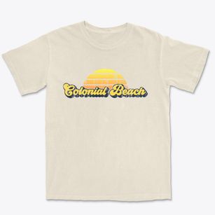 Colonial Beach Virginia Sublime Sunset Premium Heavyweight T-shirt