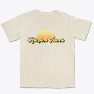 Hampton Beach New Hampshire Sublime Sunset Premium Heavyweight T-shirt