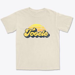 Tooele Utah Sublime Sunset Premium Heavyweight T-shirt