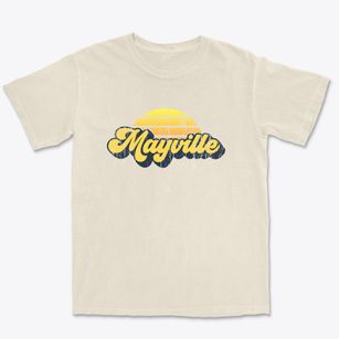 Mayville New York Sublime Sunset Premium Heavyweight T-shirt