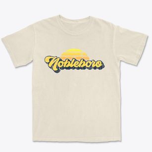 Nobleboro Maine Sublime Sunset Premium Heavyweight T-shirt