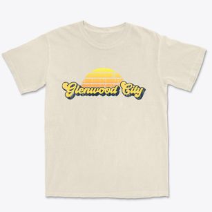 Glenwood City Wisconsin Sublime Sunset Premium Heavyweight T-shirt