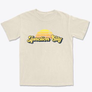 Junction City Kansas Sublime Sunset Premium Heavyweight T-shirt