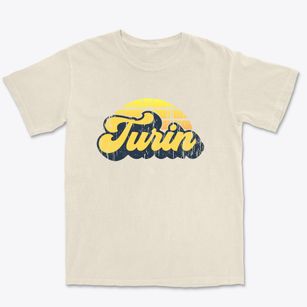 Turin New York Sublime Sunset Premium Heavyweight T-shirt