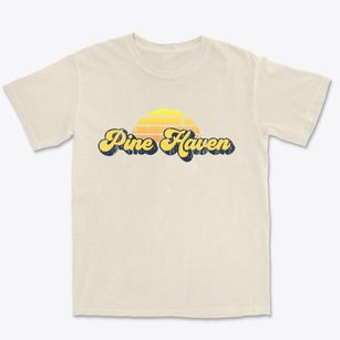Pine Haven Wyoming Sublime Sunset Premium Heavyweight T-shirt