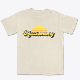 Harrisonburg Louisiana Sublime Sunset Premium Heavyweight T-shirt
