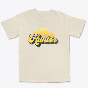 Hunter North Dakota Sublime Sunset Premium Heavyweight T-shirt