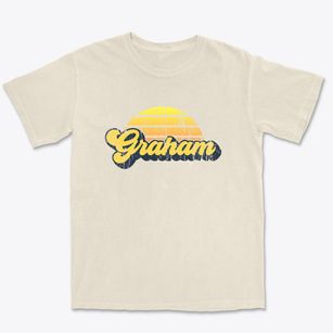Graham North Carolina Sublime Sunset Premium Heavyweight T-shirt