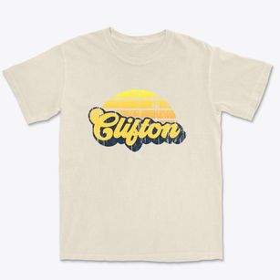 Clifton New Jersey Sublime Sunset Premium Heavyweight T-shirt