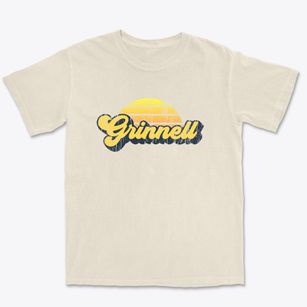 Grinnell Iowa Sublime Sunset Premium Heavyweight T-shirt