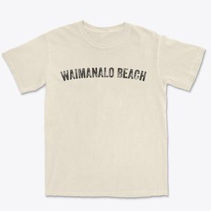 Waimanalo Beach Hawaii Timeless Retro Premium Heavyweight T-shirt