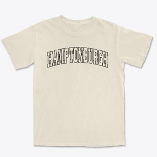 Hamptonburgh New York Trendy Block Premium Heavyweight T-shirt