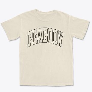 Peabody Massachusetts Trendy Block Premium Heavyweight T-shirt