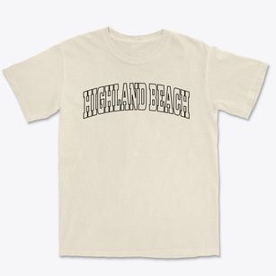 Highland Beach Florida Trendy Block Premium Heavyweight T-shirt