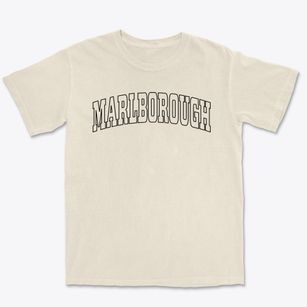 Marlborough Massachusetts Trendy Block Premium Heavyweight T-shirt