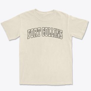 Fort Collins Colorado Trendy Block Premium Heavyweight T-shirt