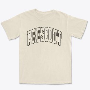 Prescott Michigan Trendy Block Premium Heavyweight T-shirt