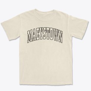 Maeystown Illinois Trendy Block Premium Heavyweight T-shirt