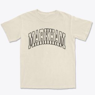 Markham Illinois Trendy Block Premium Heavyweight T-shirt