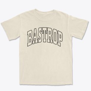 Bastrop Texas Trendy Block Premium Heavyweight T-shirt
