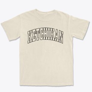 Ketchikan Alaska Trendy Block Premium Heavyweight T-shirt