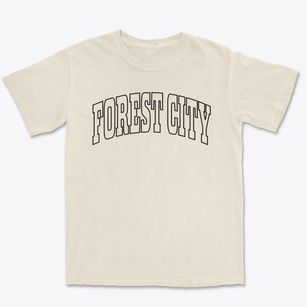 Forest City North Carolina Trendy Block Premium Heavyweight T-shirt