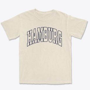 Hamburg New York Trendy Block Premium Heavyweight T-shirt
