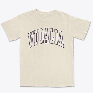 Vidalia Louisiana Trendy Block Premium Heavyweight T-shirt
