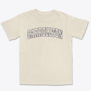 Carrollton Kentucky Trendy Block Premium Heavyweight T-shirt