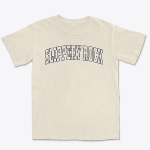 Slippery Rock Pennsylvania Trendy Block Premium Heavyweight T-shirt