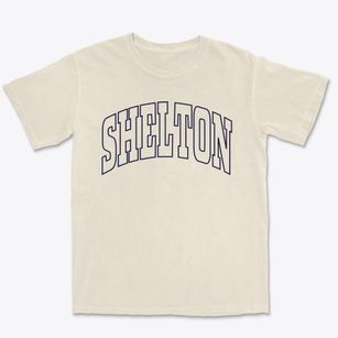 Shelton Connecticut Trendy Block Premium Heavyweight T-shirt