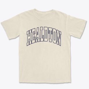 Healdton Oklahoma Trendy Block Premium Heavyweight T-shirt